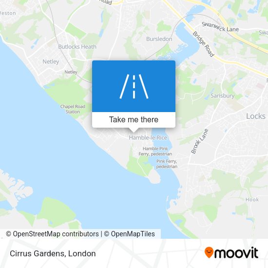 Cirrus Gardens map