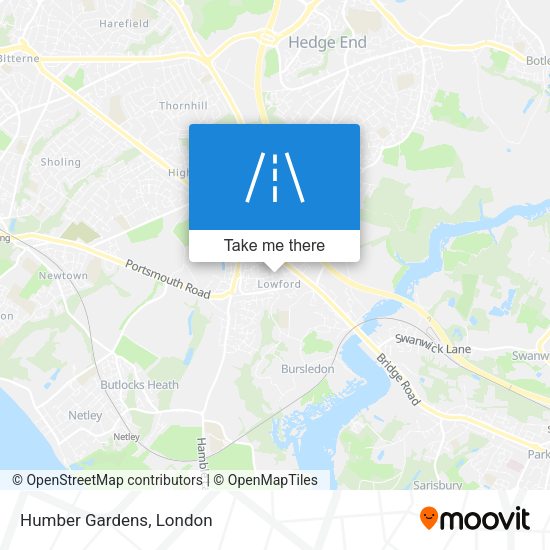 Humber Gardens map