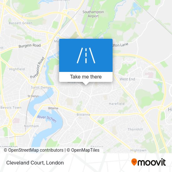 Cleveland Court map