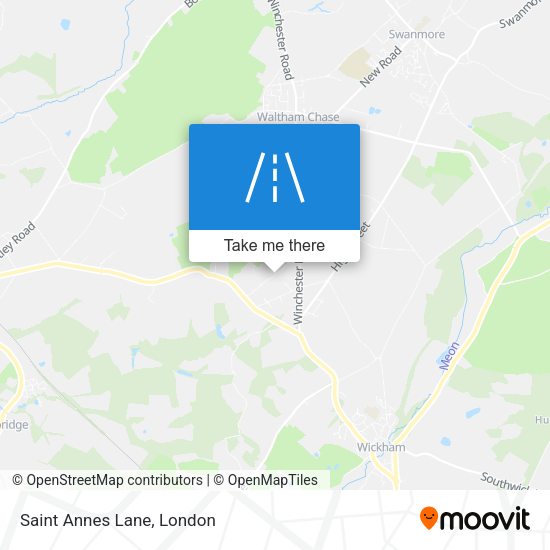 Saint Annes Lane map