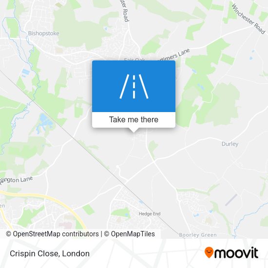 Crispin Close map