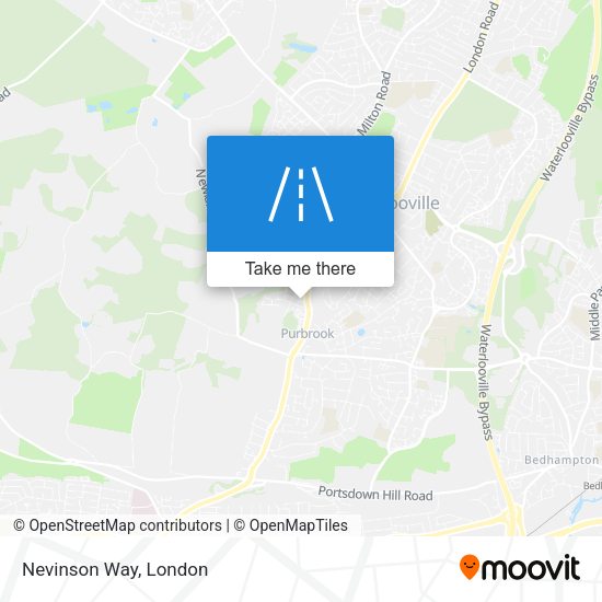 Nevinson Way map
