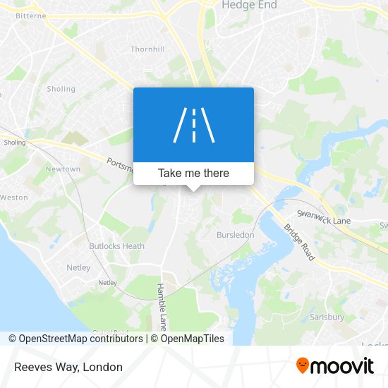 Reeves Way map