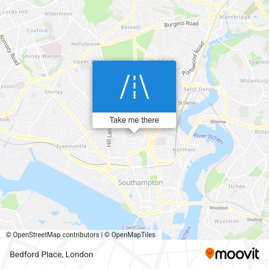 Bedford Place map