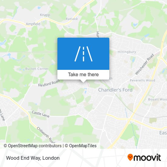 Wood End Way map