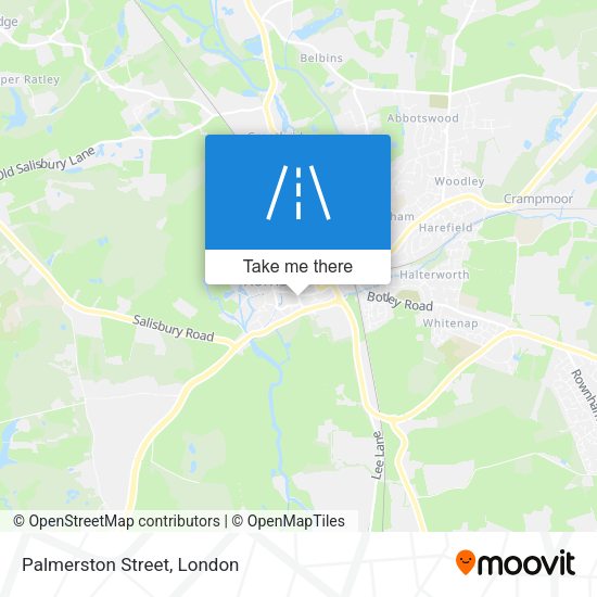 Palmerston Street map