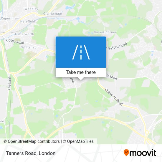 Tanners Road map