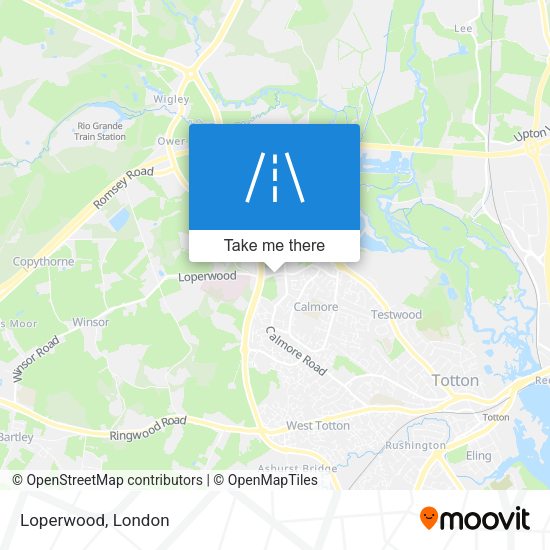 Loperwood map