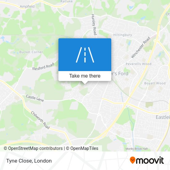Tyne Close map