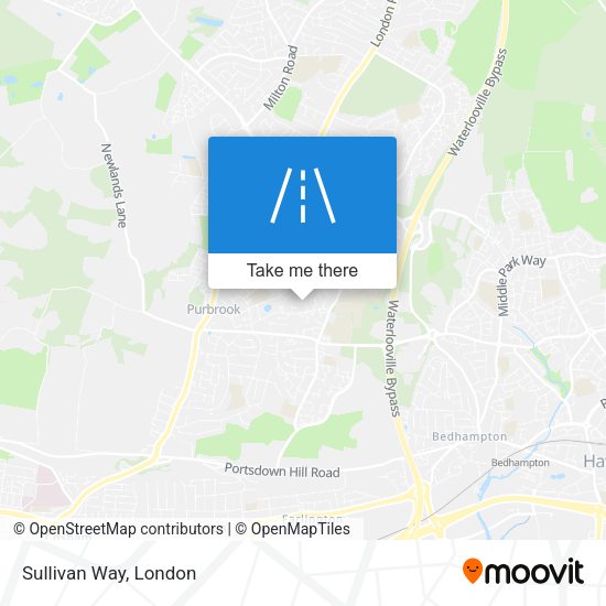 Sullivan Way map