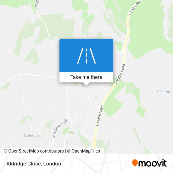 Aldridge Close map