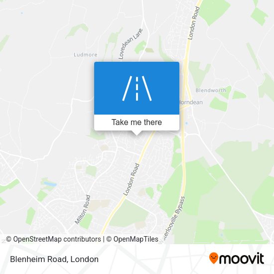 Blenheim Road map