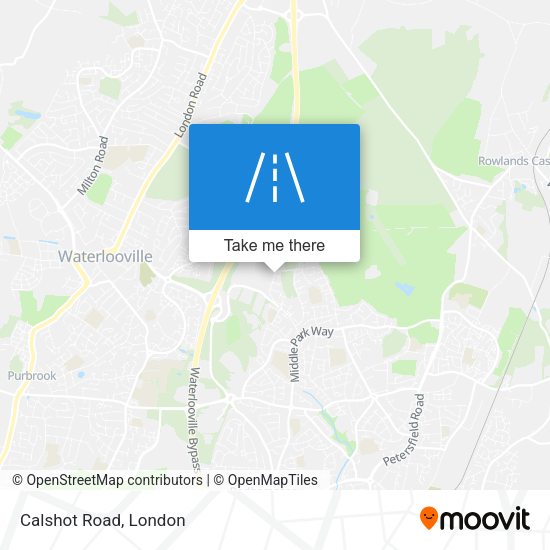 Calshot Road map