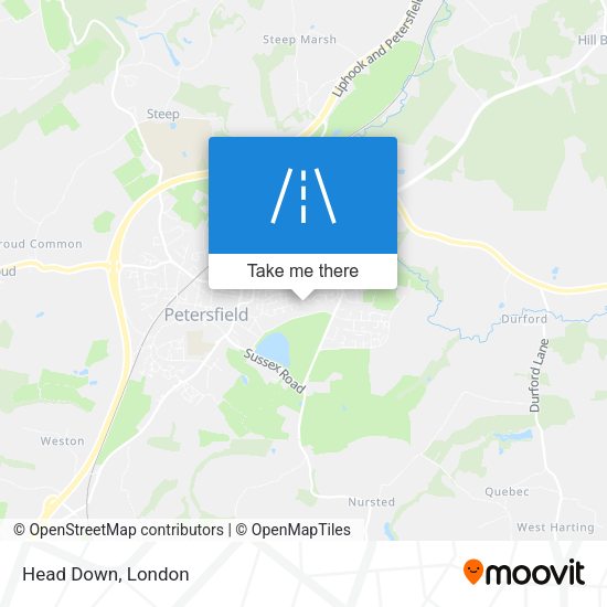 Head Down map
