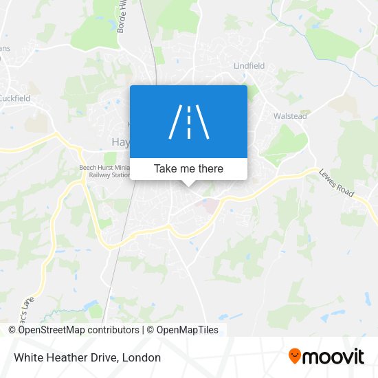 White Heather Drive map