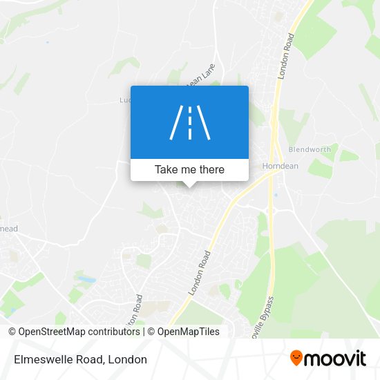 Elmeswelle Road map