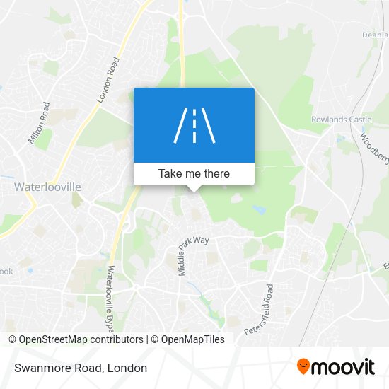 Swanmore Road map