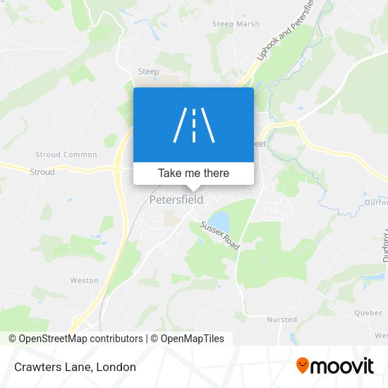 Crawters Lane map