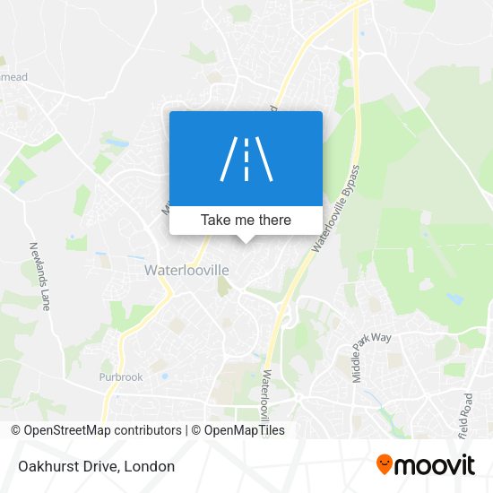 Oakhurst Drive map