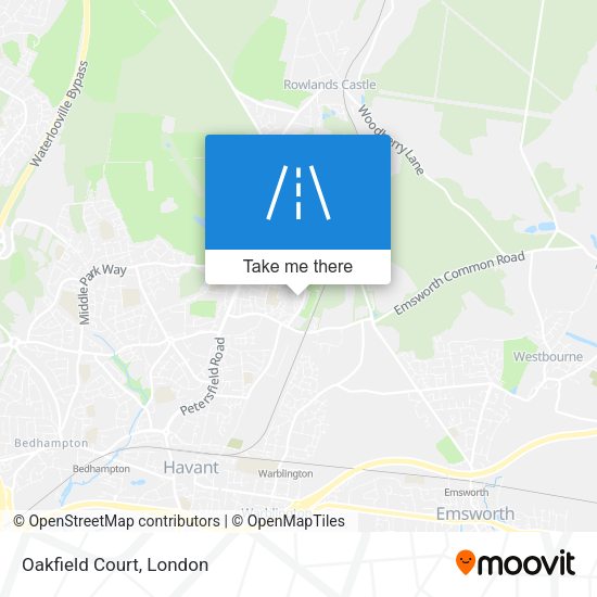 Oakfield Court map