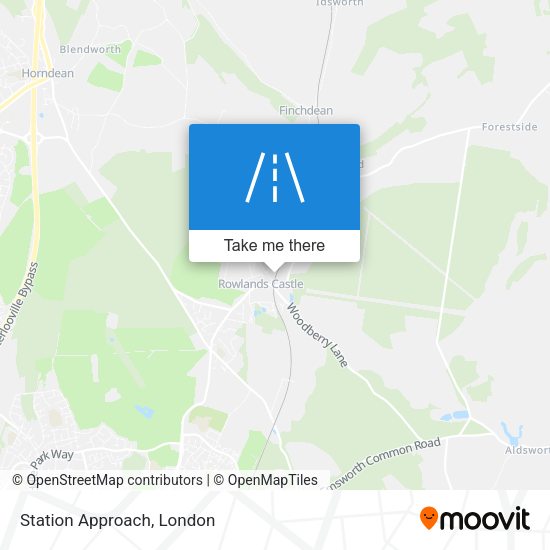 Station Approach map