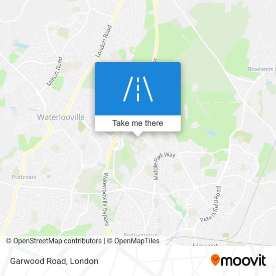 Garwood Road map