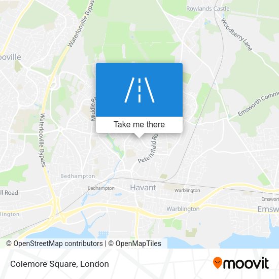 Colemore Square map