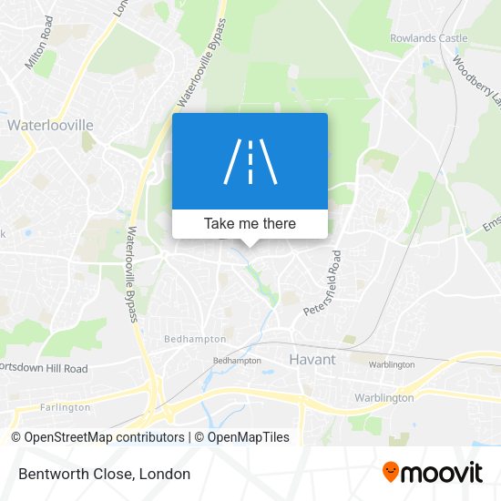 Bentworth Close map