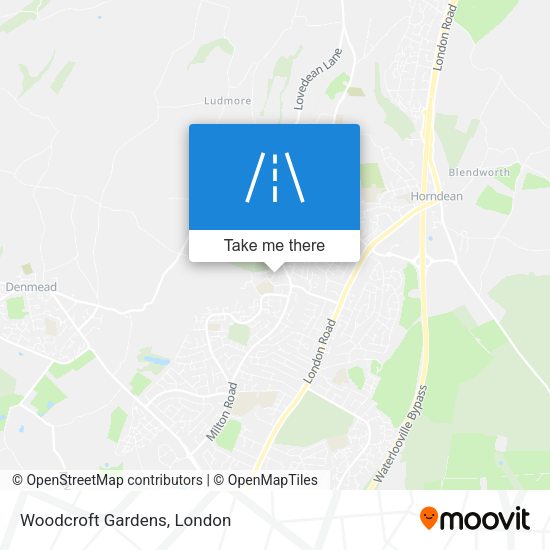 Woodcroft Gardens map