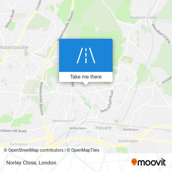 Norley Close map