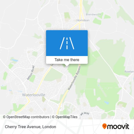 Cherry Tree Avenue map