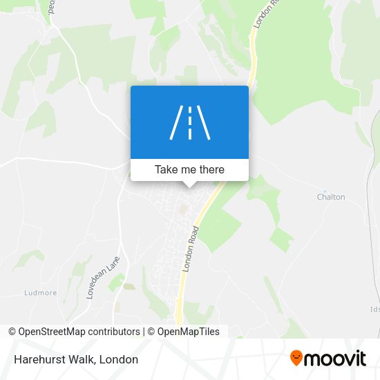 Harehurst Walk map