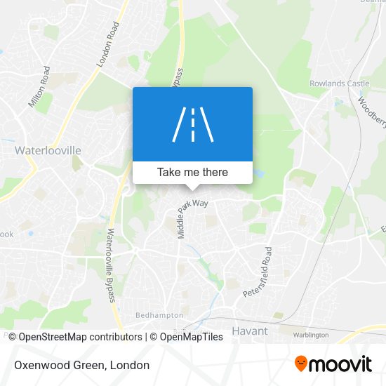 Oxenwood Green map