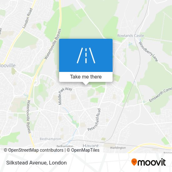 Silkstead Avenue map