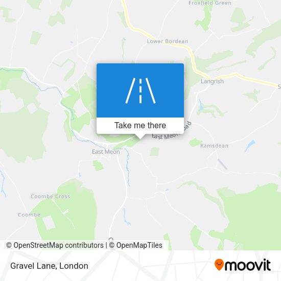 Gravel Lane map