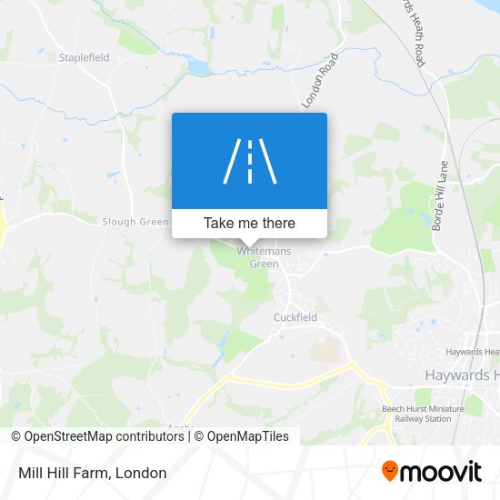 Mill Hill Farm map