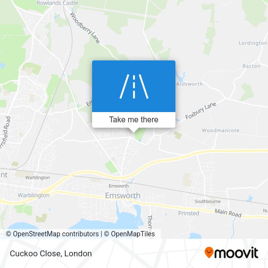 Cuckoo Close map