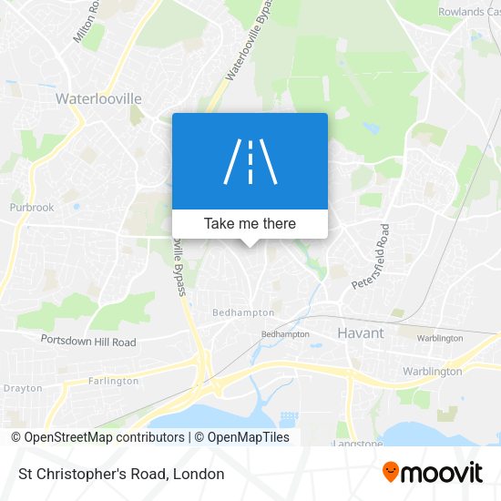 St Christopher's Road map