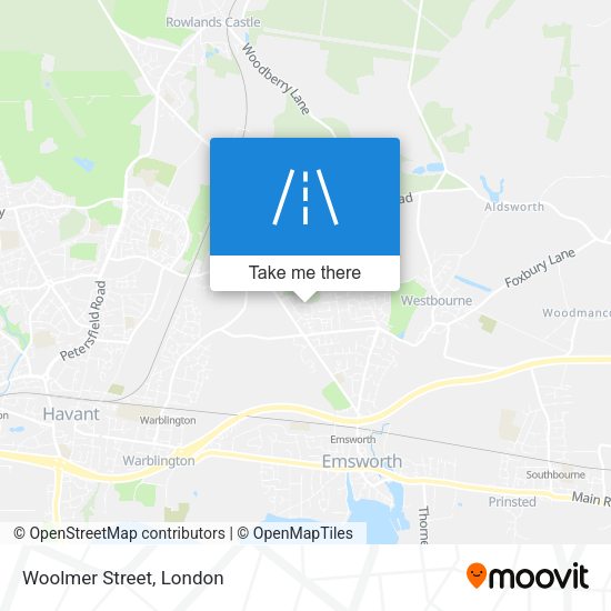 Woolmer Street map