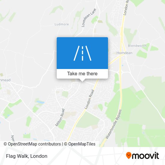Flag Walk map
