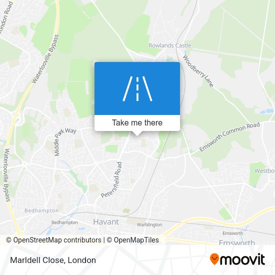 Marldell Close map
