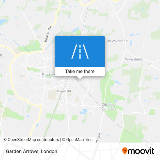 Garden Arrows map