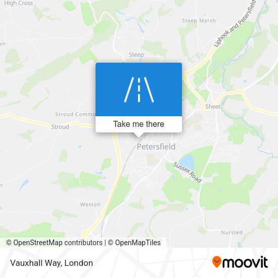 Vauxhall Way map
