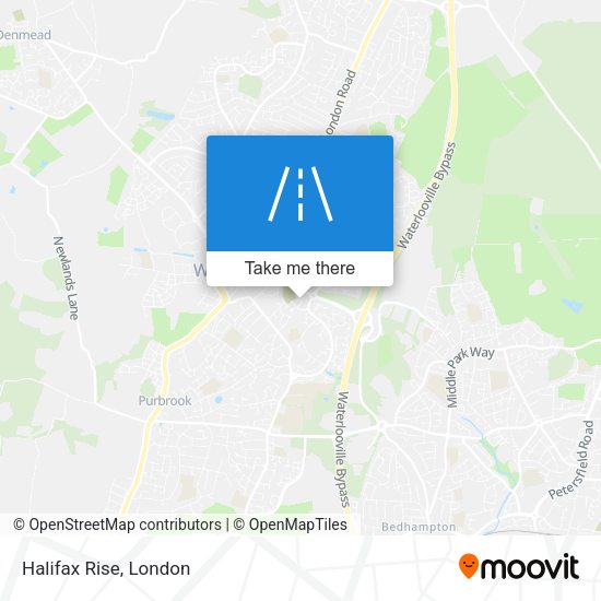Halifax Rise map