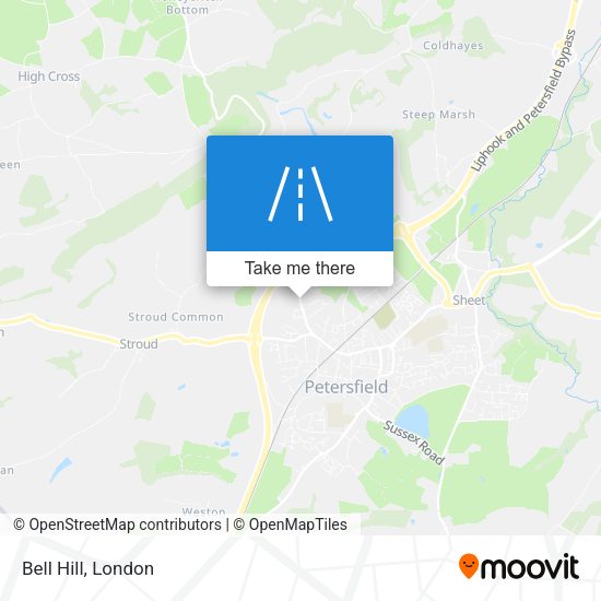 Bell Hill map