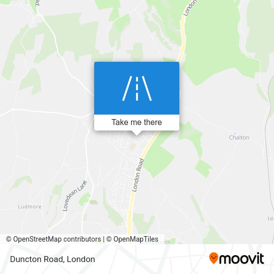 Duncton Road map