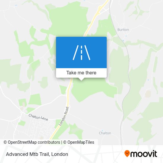 Advanced Mtb Trail map