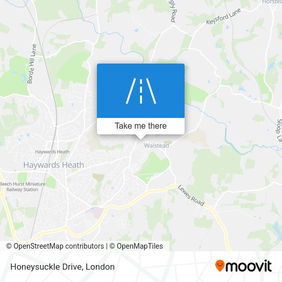 Honeysuckle Drive map