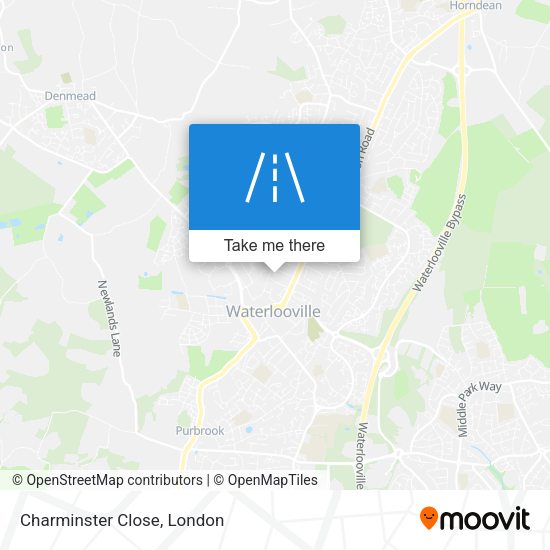 Charminster Close map