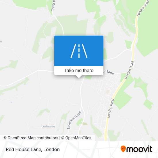 Red House Lane map